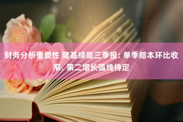 财务分析重要性 隆基绿能三季报: 单季赔本环比收窄, 第二增长弧线待定