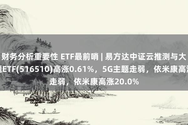 财务分析重要性 ETF最前哨 | 易方达中证云推测与大数据主题ETF(516510)高涨0.61%，5G主题走弱，依米康高涨20.0%