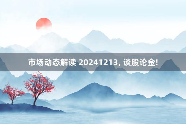 市场动态解读 20241213, 谈股论金!