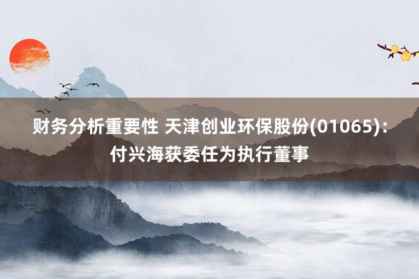 财务分析重要性 天津创业环保股份(01065)：付兴海获委任为执行董事