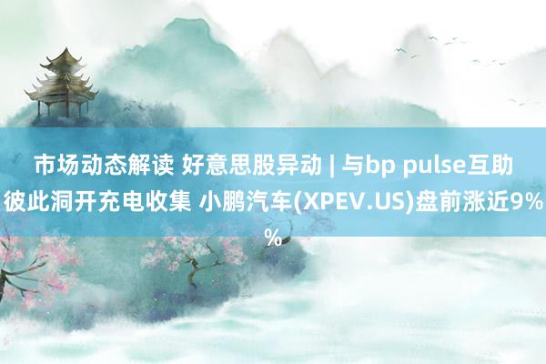 市场动态解读 好意思股异动 | 与bp pulse互助彼此洞开充电收集 小鹏汽车(XPEV.US)盘前涨近9%